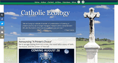 Desktop Screenshot of catholicecology.net